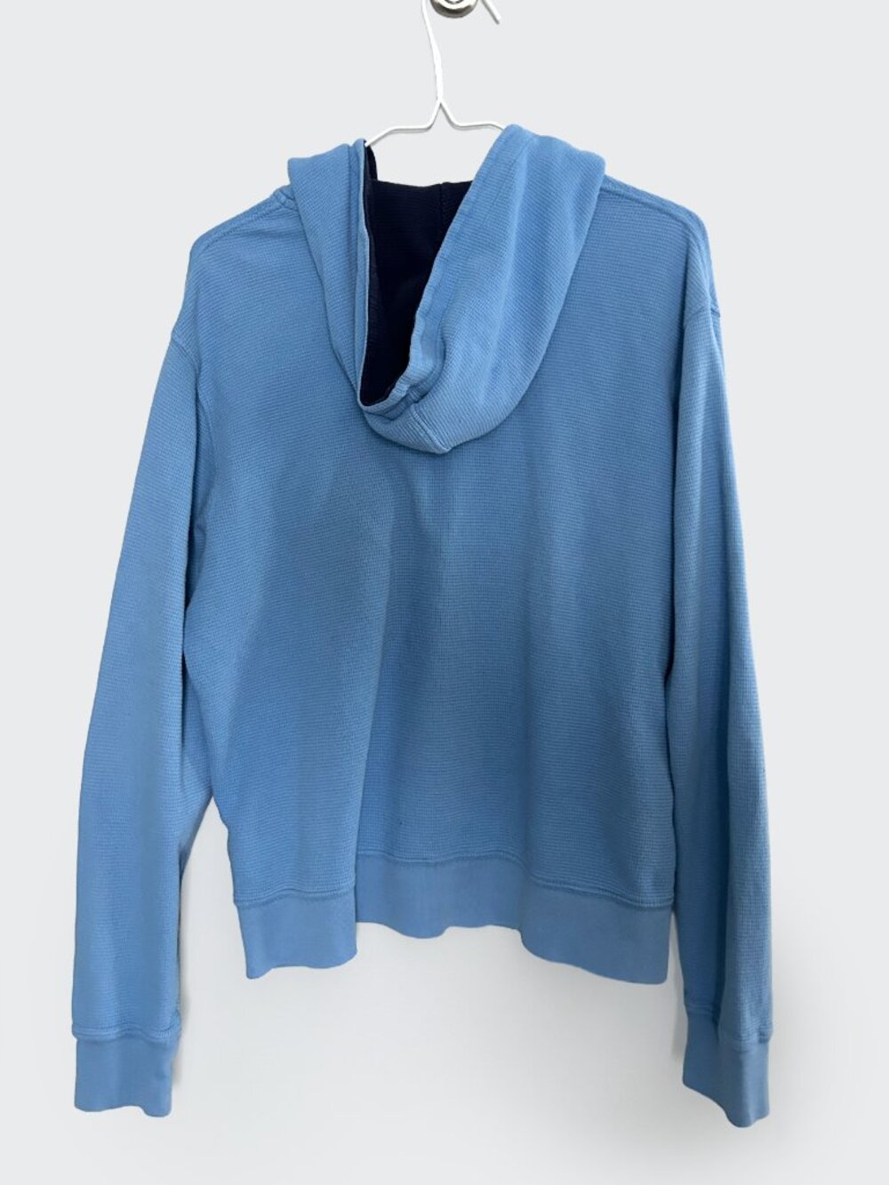 Polo Ralph Lauren Full Zip Jacket Waffle Knit Women’s XL Blue Preppy Coastal - Picture 4 of 8